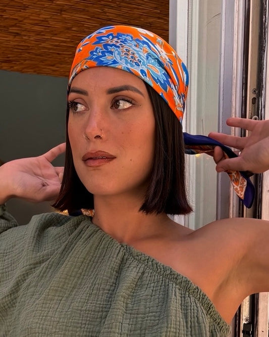FOULARD ANYA - BLEU