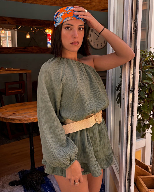 COMBISHORT LEYA - KAKI