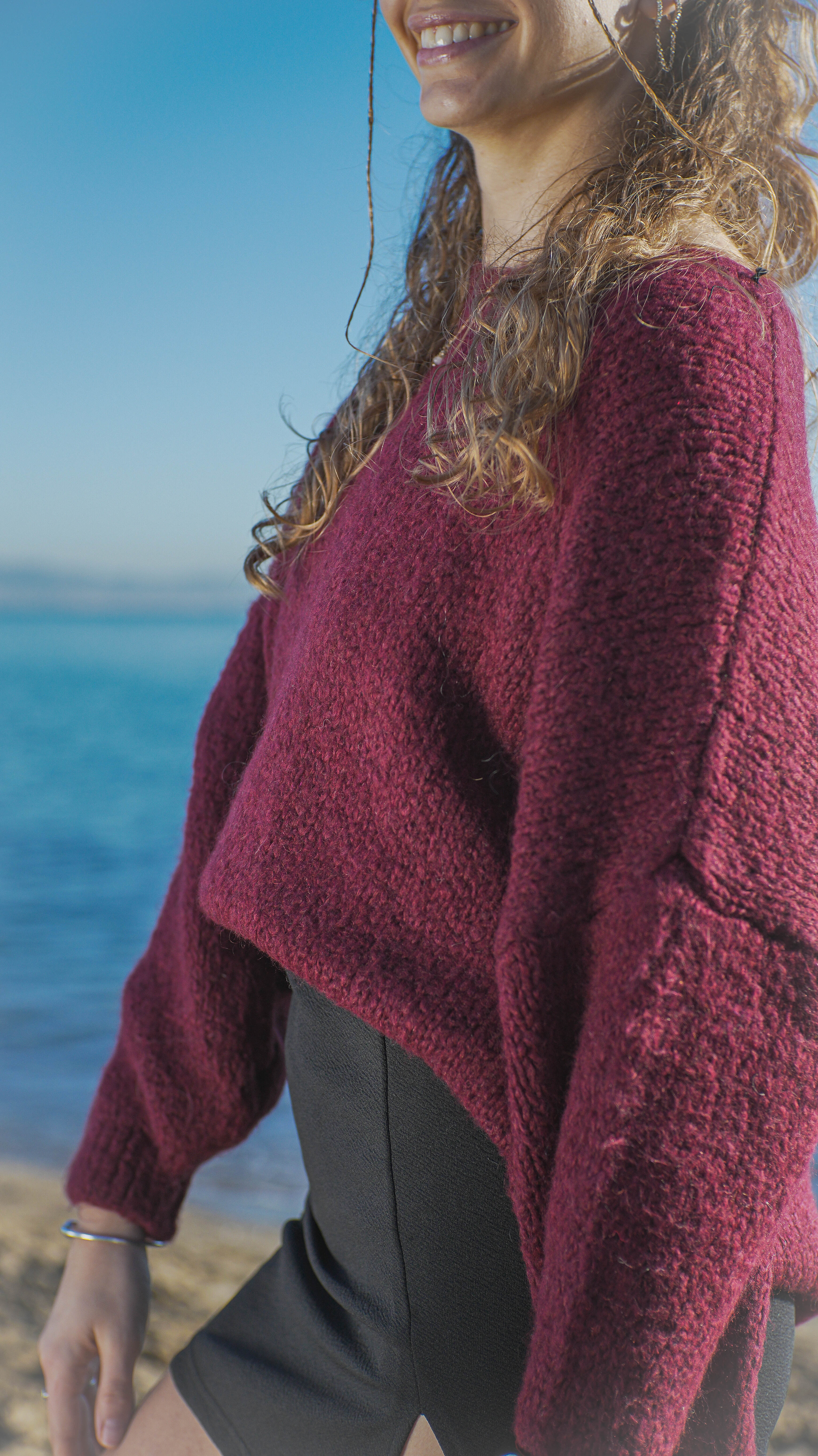 PULL BORDEAUX