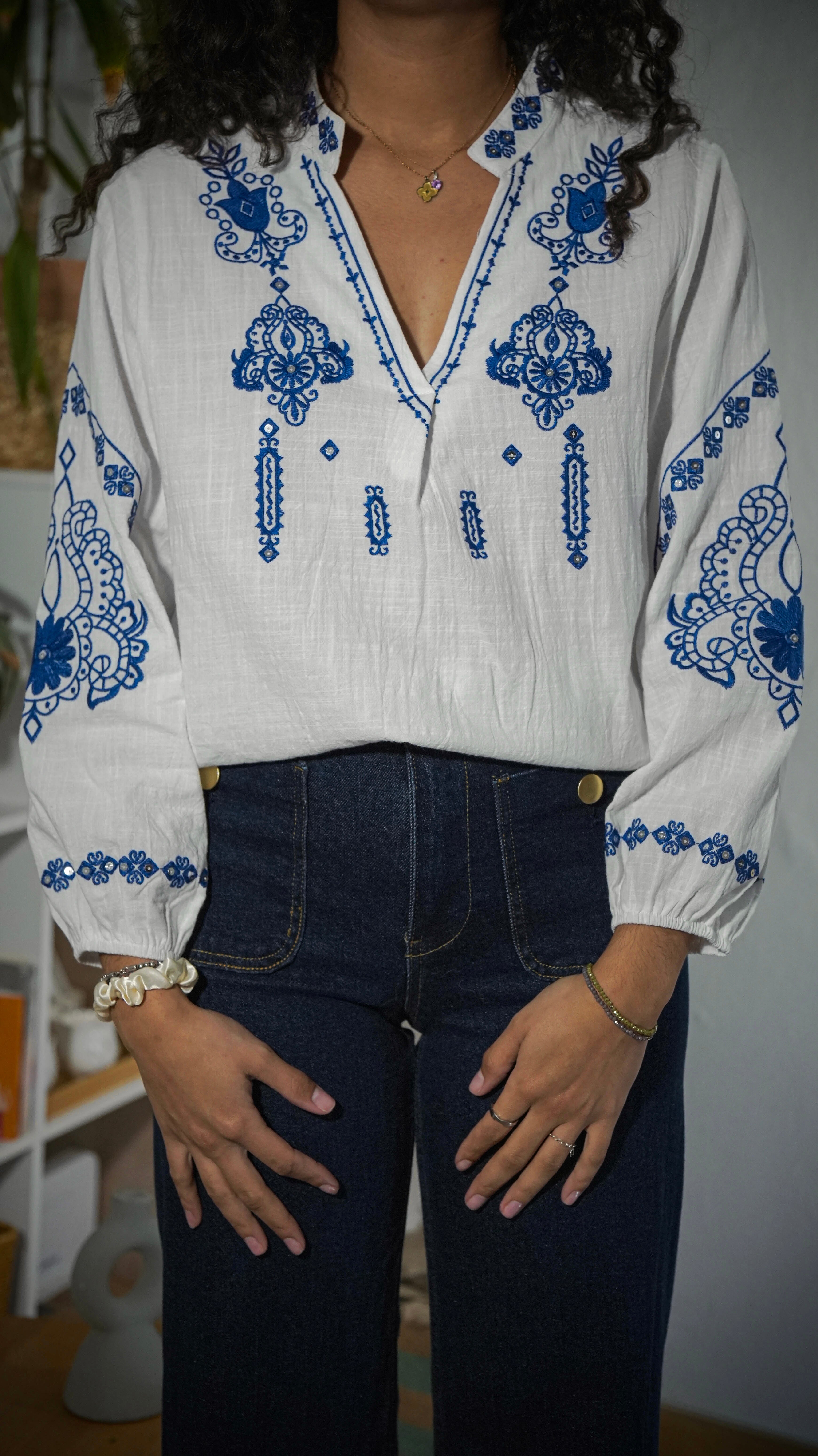 CHEMISE GRECQUE