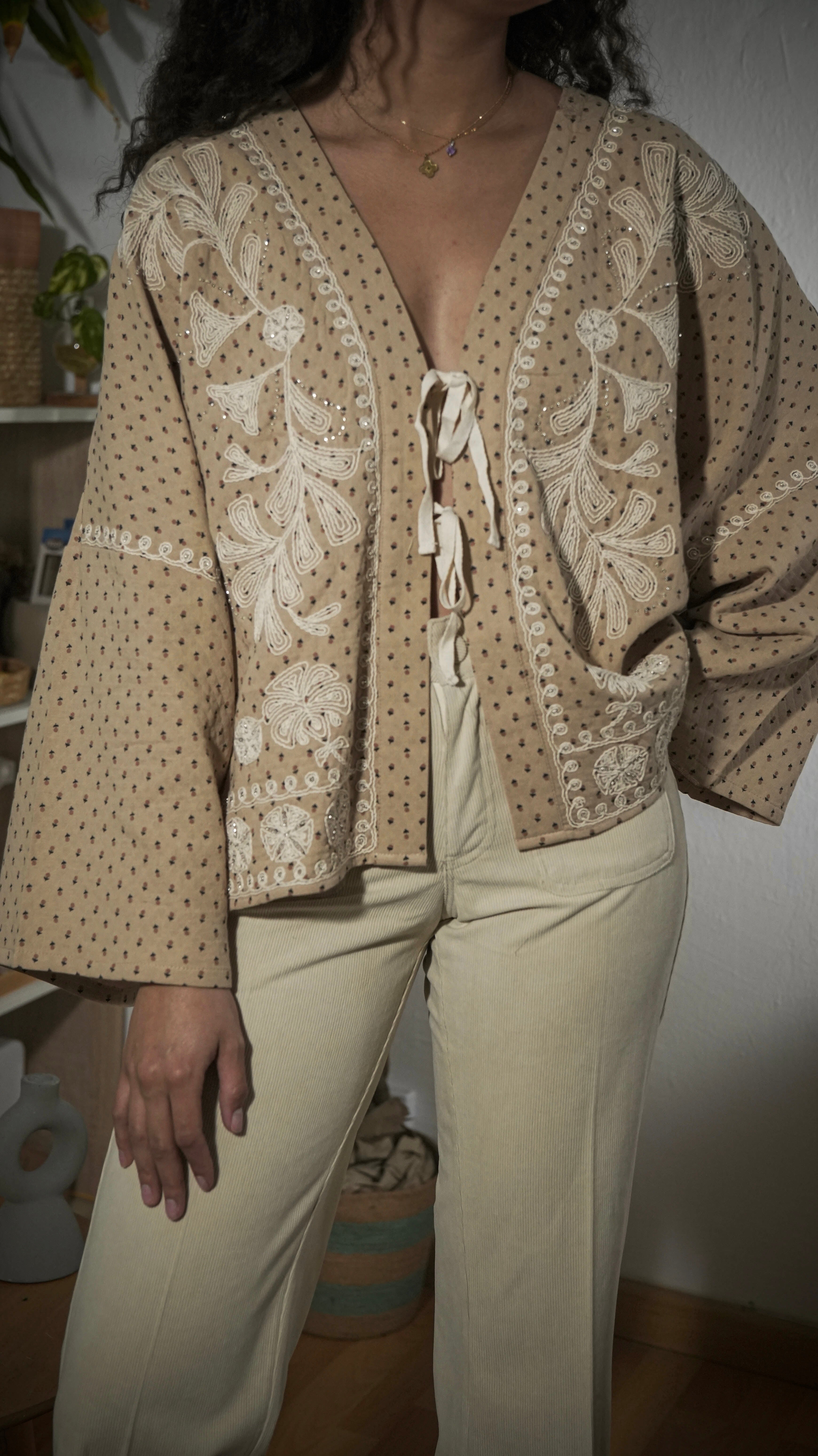 KIMONO LILOU - BEIGE