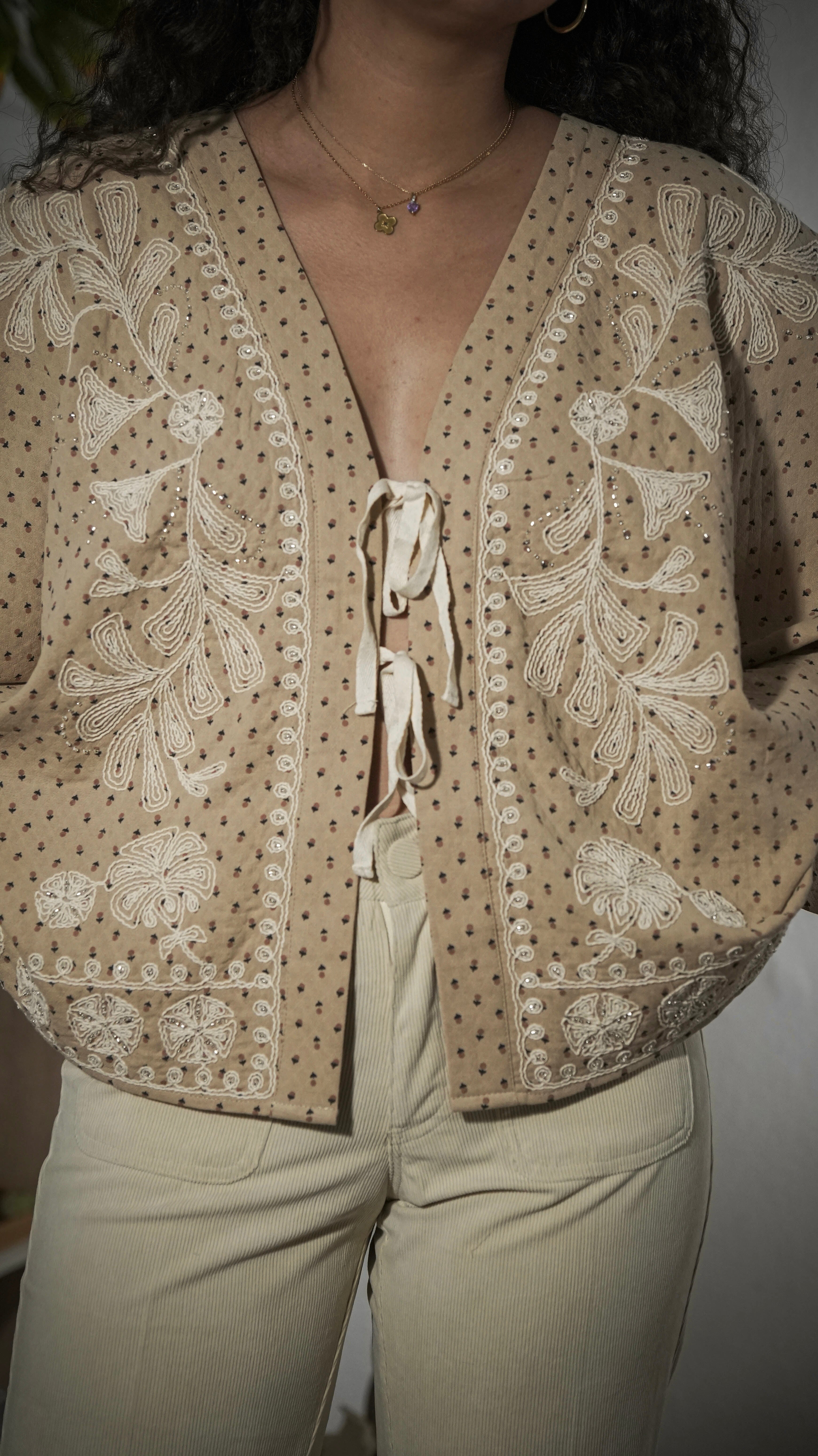 KIMONO LILOU - BEIGE