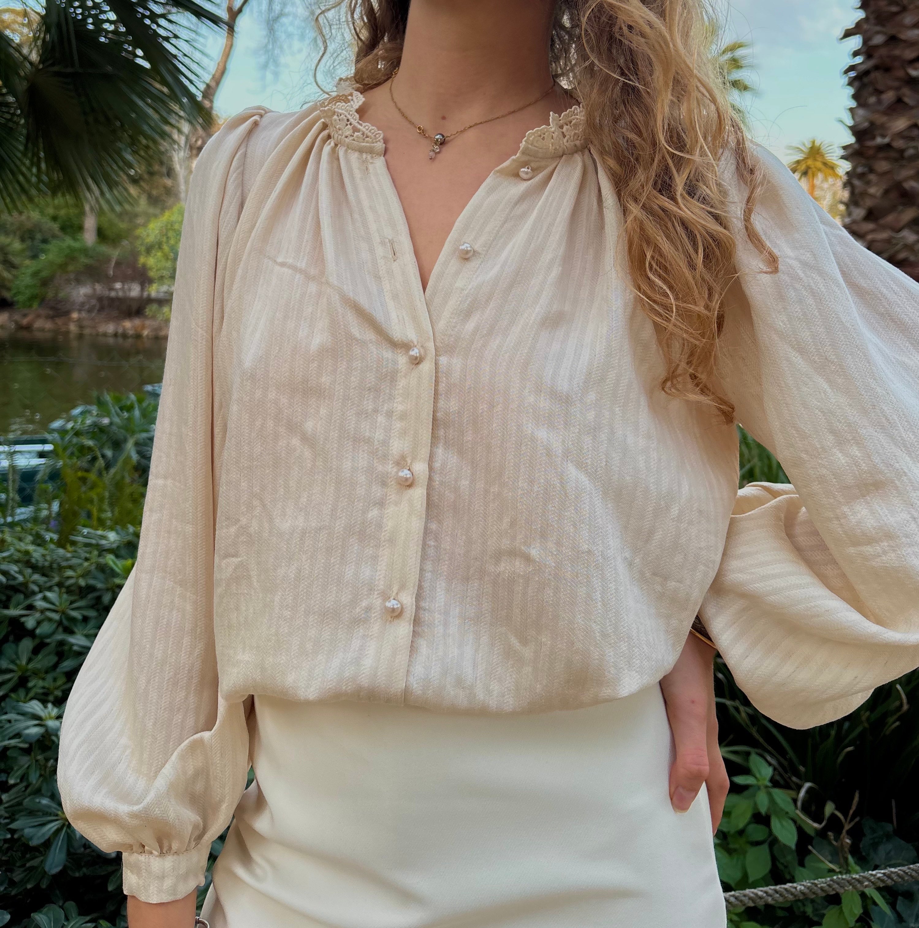 CHEMISIER VICTORIEN - BEIGE
